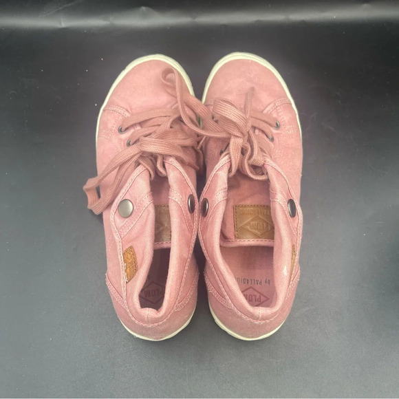 PLDM by Palladium Gaetane Twill Rose Suede Sneaker Size 39/8.5 - Picture 6 of 6